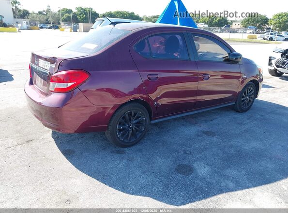 ML32F4FJ8LHF05777 2020 MITSUBISHI MIRAGE G4 Бордовый 
