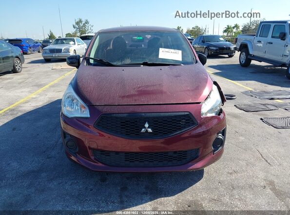ML32F4FJ8LHF05777 2020 MITSUBISHI MIRAGE G4 Бордовый 