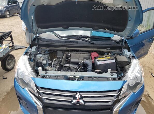 ML32FUFJ0PHF04760 2023 MITSUBISHI MIRAGE Blue Widok wnętrza z tyłu