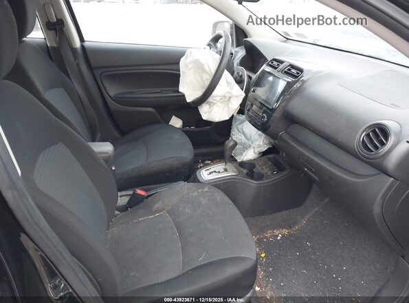ML32FUFJ2MHF01371 2021 MITSUBISHI MIRAGE G4 Black Widok wnętrza z przodu