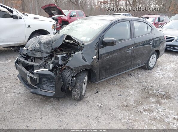 ML32FUFJ2MHF01371 2021 MITSUBISHI MIRAGE G4 Black Przód lewy