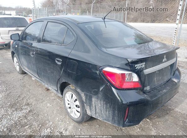 ML32FUFJ4NHF09425 2022 MITSUBISHI MIRAGE G4 Black Задня ліва чверть