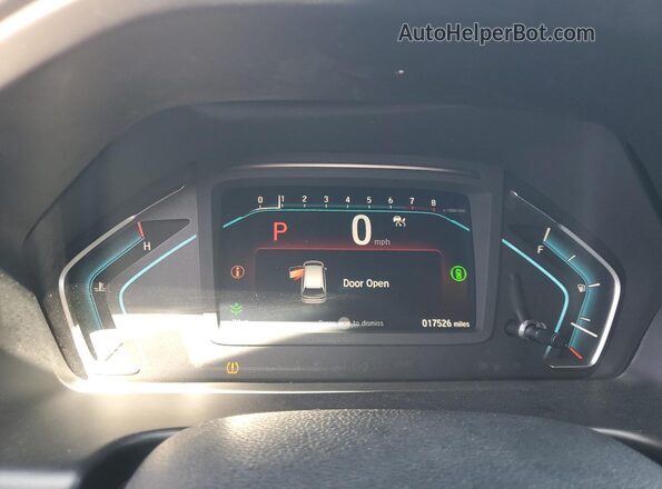 5FNRL6H77RB063677 2024 HONDA ODYSSEY Black Vista del cuadro de instrumentos