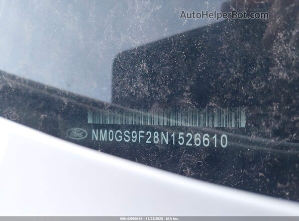 NM0GS9F28N1526610 2022 FORD PASSENGER White Vista del compartimento del motor