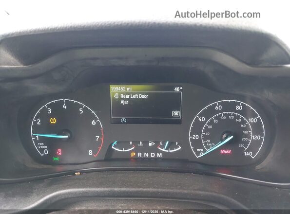 NM0LS7E28L1436309 2020 FORD TRANSIT CONNECT White Widok tylnych siedzeń
