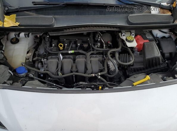 NM0LS7S21N1520012 2022 FORD TRANSIT White Vista del compartimento del motor