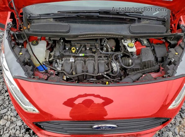 NM0LS7T2XN1542069 2022 FORD TRANSIT Red Widok komory silnika