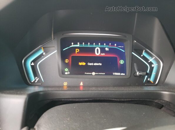 NY77525 2024 HONDA ODYSSEY White Vista del cuadro de instrumentos