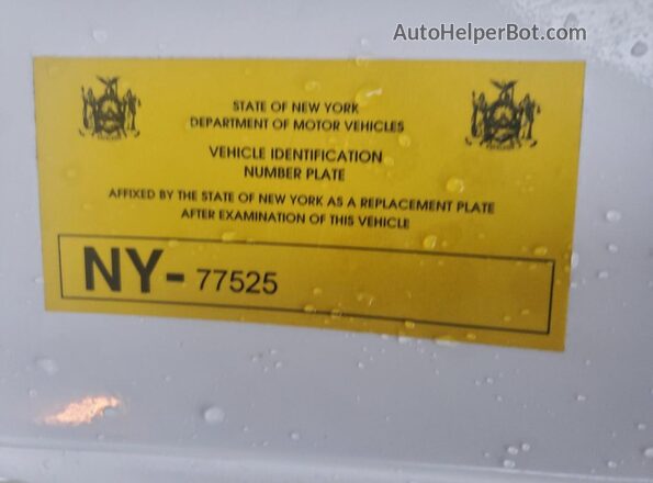 NY77525 2024 HONDA ODYSSEY White Vista de la etiqueta del VIN