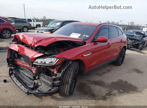 SADCJ2BV6HA893266 2017 JAGUAR F-PACE Red Front left