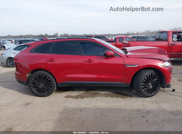 SADCJ2BV6HA893266 2017 JAGUAR F-PACE Red Rear interior view