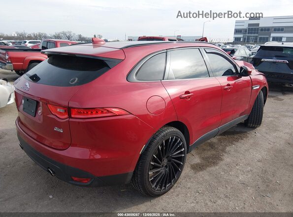 SADCJ2BV6HA893266 2017 JAGUAR F-PACE Red Rear right