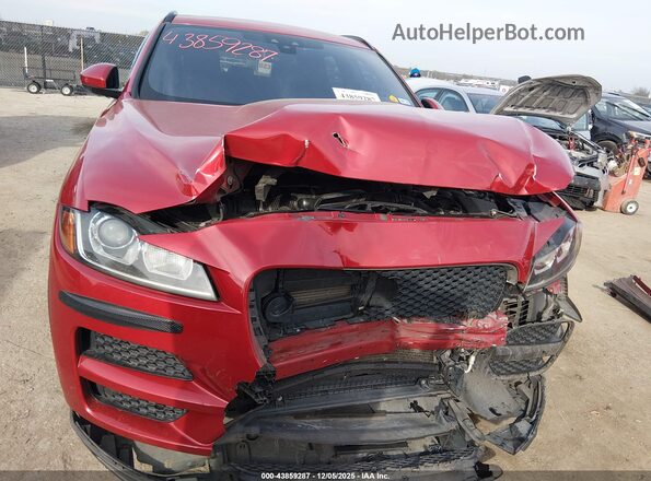 SADCJ2BV6HA893266 2017 JAGUAR F-PACE Red Front view