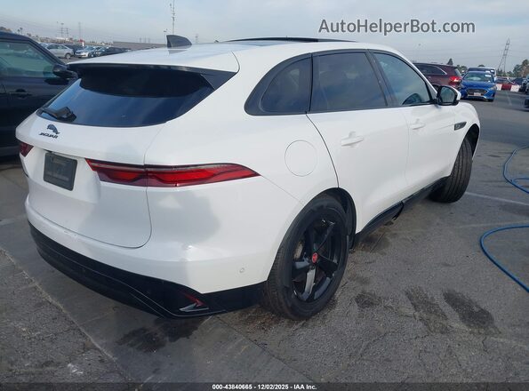 SADCJ2EX1MA665375 2021 JAGUAR F-PACE White Հետևի աջ