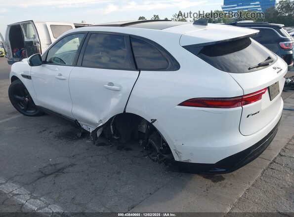 SADCJ2EX1MA665375 2021 JAGUAR F-PACE White Հետևի ձախ