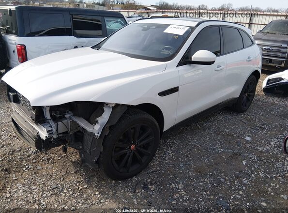 SADCJ2EX3MA681111 2021 JAGUAR F-PACE White Vista tres cuartos delantera izquierda