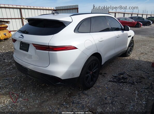 SADCJ2EX3MA681111 2021 JAGUAR F-PACE White Trasero derecho
