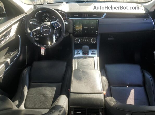 SADCJ2EX9MA675040 2021 JAGUAR F-PACE Charcoal Առջևի վահանակի տեսք