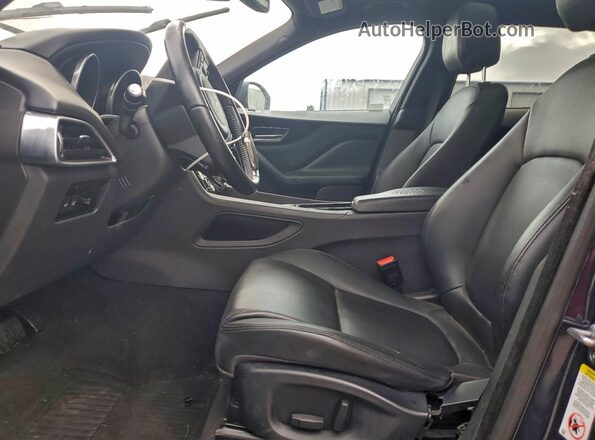 SADCJ2FX4JA280838 2018 JAGUAR F-PACE Синий Вид салона спереди