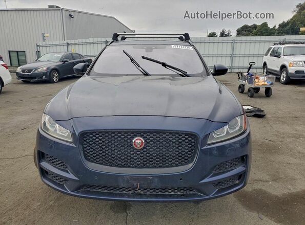 SADCJ2FX4JA280838 2018 JAGUAR F-PACE Синий Вид спереди