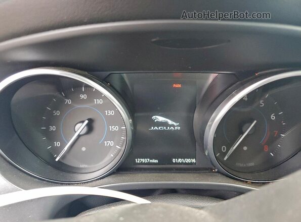 SADCJ2FX4JA280838 2018 JAGUAR F-PACE Синий Вид щитка приборов