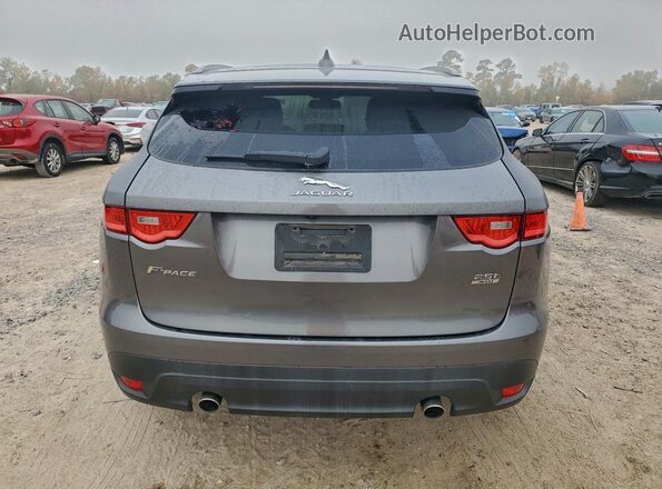 SADCJ2FX8JA294385 2018 JAGUAR F-PACE Gray Հետևի տեսք