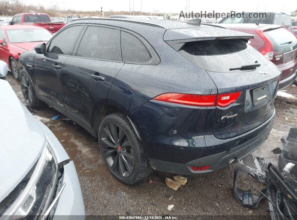 SADCK2FX0LA618588 2020 JAGUAR F-PACE Dark Blue Задня ліва чверть