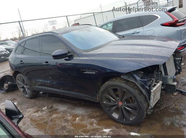 SADCK2FX0LA618588 2020 JAGUAR F-PACE Dark Blue Вид задньої частини салону