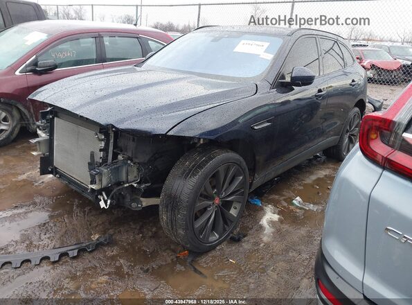 SADCK2FX0LA618588 2020 JAGUAR F-PACE Dark Blue Передня ліва чверть