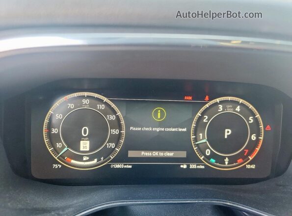 SADCT2EX5RA730729 2024 JAGUAR F-PACE Black ხელსაწყოთა პანელის ხედი