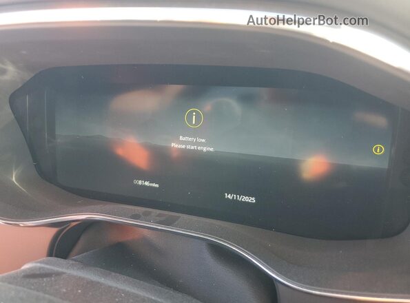 SADCT2EX8SA748020 2025 JAGUAR F-PACE Gray Սարքավորումների վահանակի տեսք