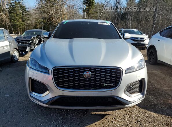 SADCT2EX9NA702264 2022 JAGUAR F-PACE Silver Widok z przodu