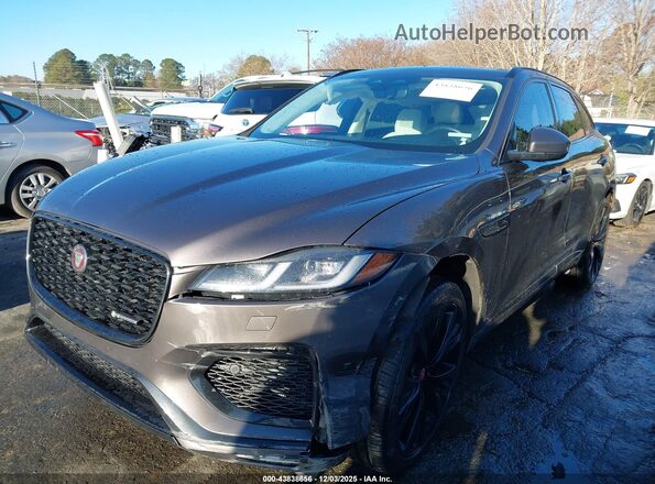 SADCT2FU4PA706343 2023 JAGUAR F-PACE Серый Передняя левая четверть