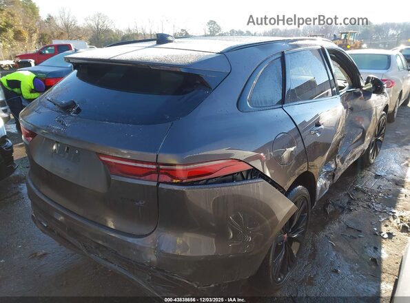 SADCT2FU4PA706343 2023 JAGUAR F-PACE Серый Задняя правая четверть