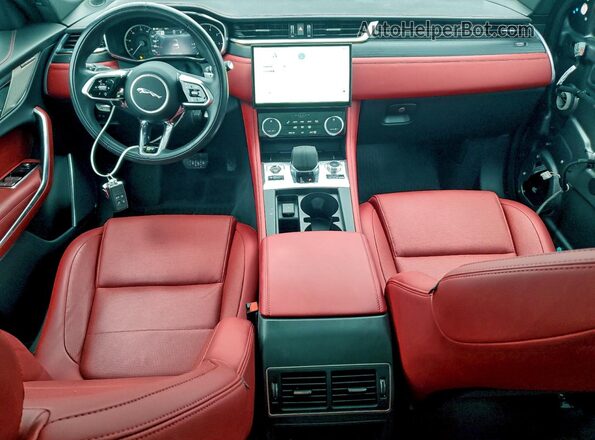 SADCT2FU4PA711767 2023 JAGUAR F-PACE Gray Вид панелі приладів