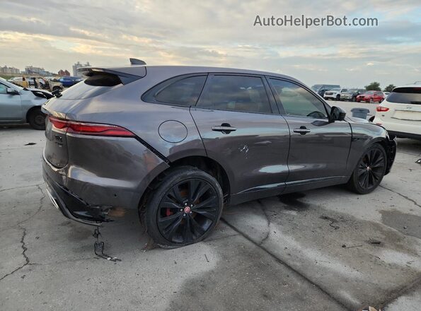 SADCT2FUXMA667723 2021 JAGUAR F-PACE Gray Rear right
