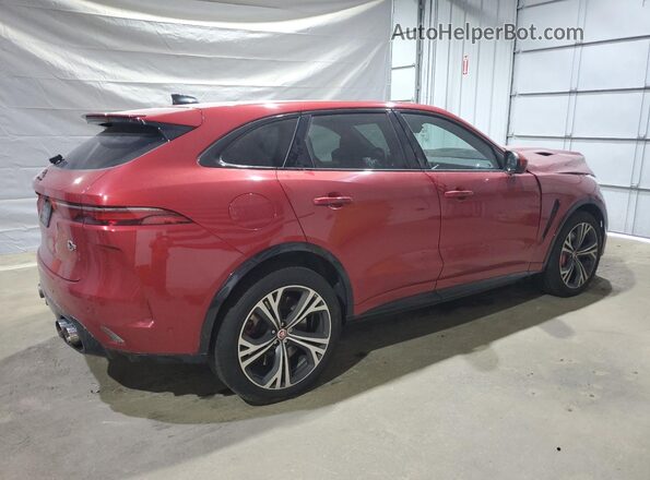 SADCZ2EE1NA693069 2022 JAGUAR F-PACE Red Հետևի աջ