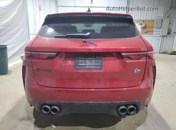 SADCZ2EE1NA693069 2022 JAGUAR F-PACE Red Հետևի տեսք
