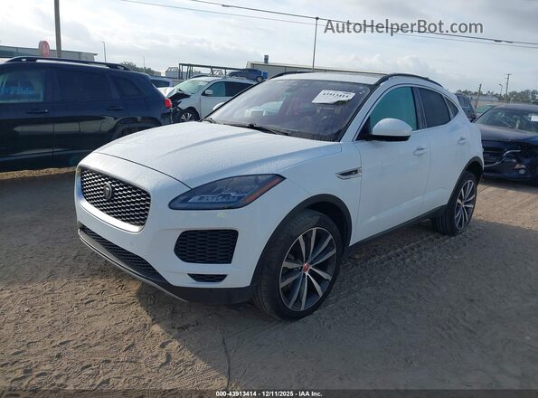 SADFJ2FX4K1Z71513 2019 JAGUAR E-PACE Белый Передняя левая четверть