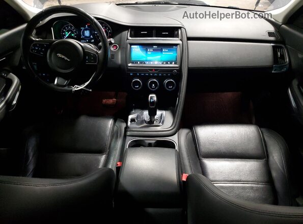 SADFJ2FX5K1Z41856 2019 JAGUAR E-PACE Black Dashboard view