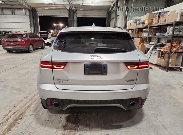 SADFJ2FX6K1Z38920 2019 JAGUAR E-PACE Серебряный Вид сзади