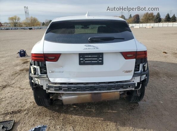 SADFJ2FX6K1Z43602 2019 JAGUAR E-PACE Белый Вид сзади