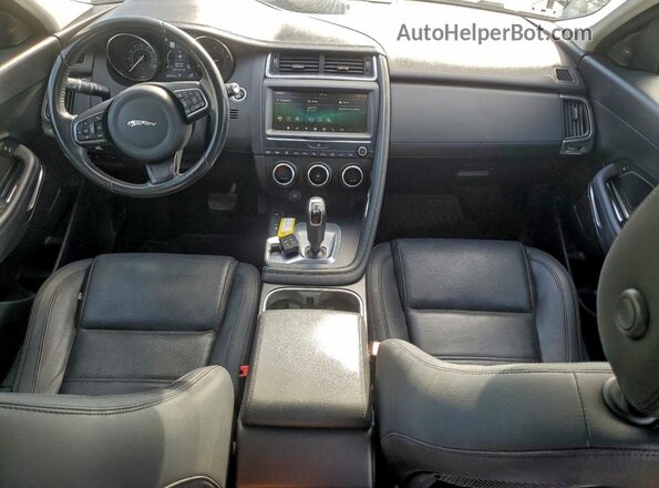 SADFJ2FX7J1Z24331 2018 JAGUAR E-PACE Black Vista del salpicadero