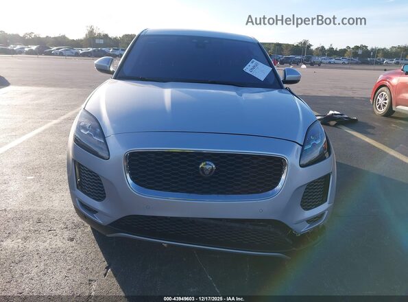 SADFJ2FX8J1Z29814 2018 JAGUAR E-PACE Silver Vista del cuadro de instrumentos