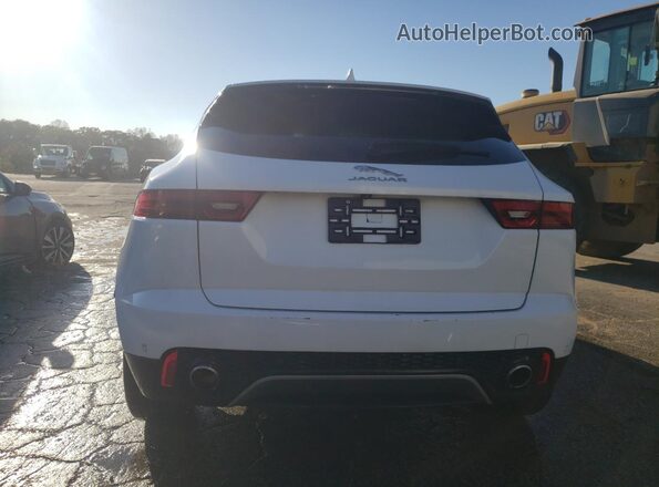 SADFJ2FX9J1Z30972 2018 JAGUAR E-PACE White Հետևի տեսք