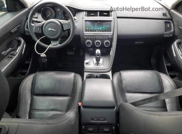 SADFK2FX6L1Z79188 2020 JAGUAR E-PACE Gray Widok deski rozdzielczej
