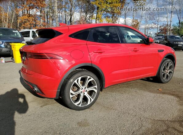SADFL2FX4J1Z01826 2018 JAGUAR E-PACE Красный Задняя правая четверть