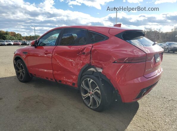 SADFL2FX4J1Z01826 2018 JAGUAR E-PACE Красный Задняя левая четверть