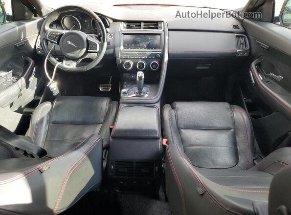 SADFL2FX4J1Z01826 2018 JAGUAR E-PACE Красный Вид панели приборов