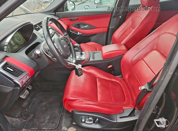 SADFM2GX9J1Z21176 2018 JAGUAR E-PACE Черный Вид салона спереди